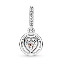 Charm Pandora Donna Pandora Moments in Argento Zirconia 791476C01 - 791476C01